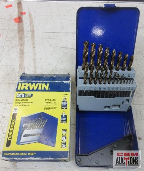 Irwin 73149 Turbomax 21Pc Drill Bit Set 1/16"-3/8"