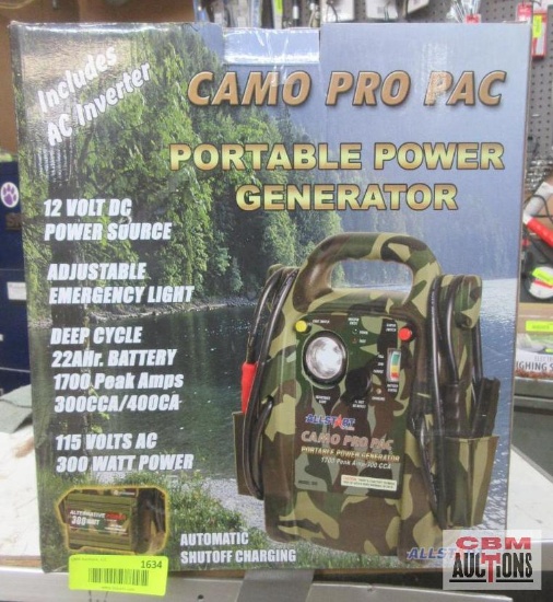 Allstart...555 Camo Pro Pac Portable Power Generator