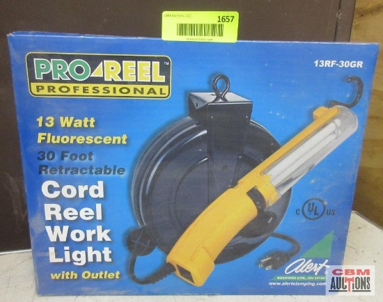 Pro-Reel 13RF-30GR Cord Reel Work Light