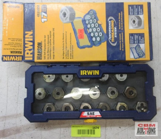 Irwin Hanson 4935058 SAE Self Alignment Die Set 4-40-1/2"
