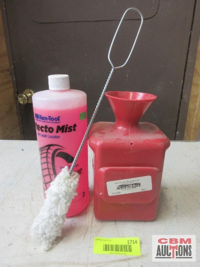 Ken-Tool 35805 Detect-Mist 1 Qt Tire Swab Red Plastic Swab