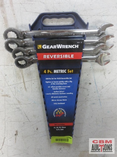 Gearwrench 9601 4Pc Ratcheting Wrenches...Metric 21mm-25mm