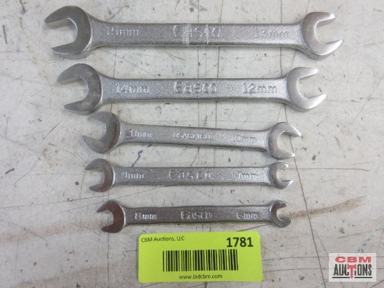 Easco Double Open Ended Wrenches 6mm-15mm