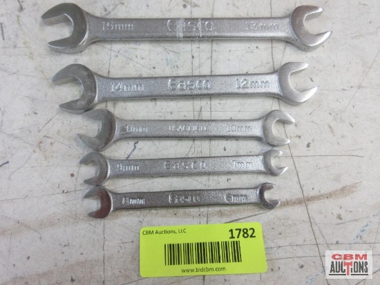 Easco Double Open Ended Wrenches 6mm-15mm