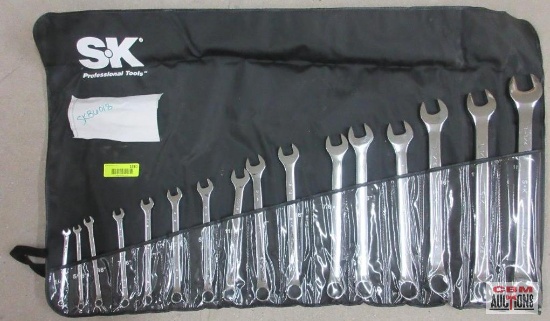 SK 86018 16Pc 12Pt Combination Wrench Set Long SAE 1/4"-1 1/4"