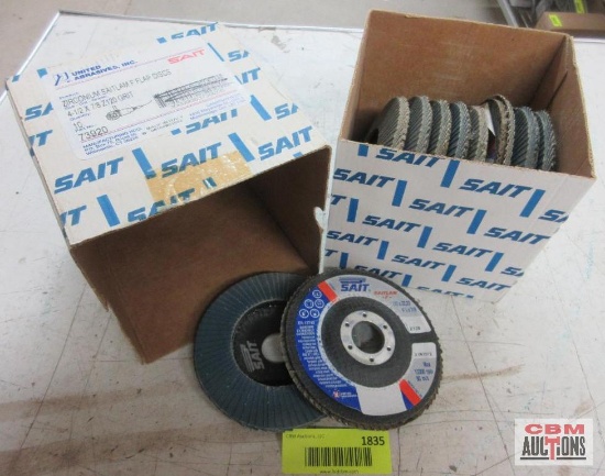 Sait...4 1/2" 120 Grit Flap Disc