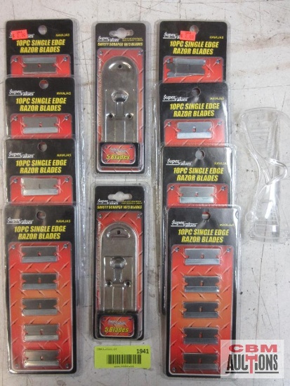 Super Valve Safety...Scrappers, Razor Blades & Safety...Glasses