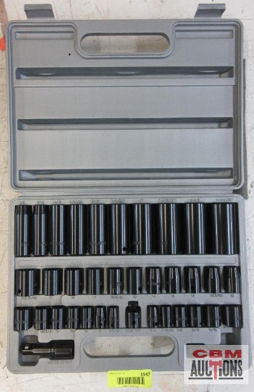 38Pc Duometric Socket Set Shallow & Deep Well