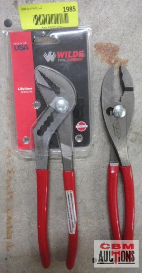 Wilde G253P,NP 10" Water Pump Pliers G264P.NP 10" Combination Slip Joint Pliers