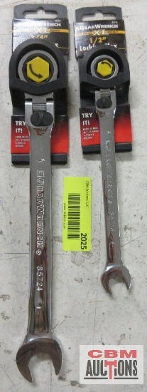 Gearwrench 85716 & 85724 Ratcheting Locking Flex Wrench SAE 1/2" & 3/4" ...