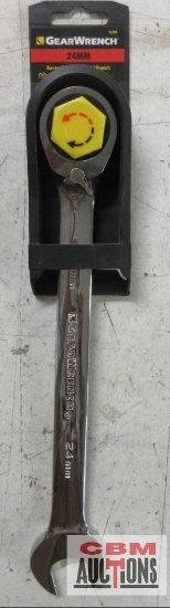 Gearwrench 9624N Ratcheting Wrench Metric 24mm