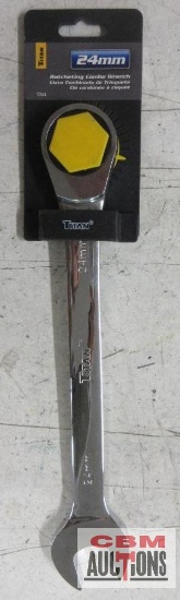 Titan 12524 Ratcheting Combo Wrench Metric 24mm