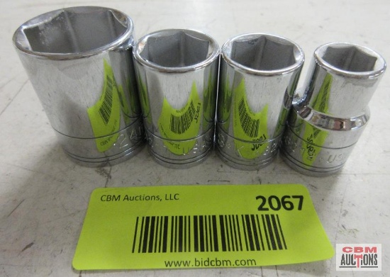 SK 1/2" Dr 6Pt Shallow Sockets Metric 12mm-24mm