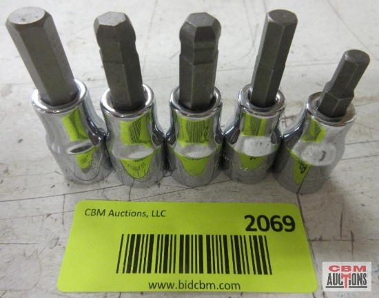 SK 3/8" Dr Hex Bit Sockets SAE 5/16" & Metric 5mm-6mm...