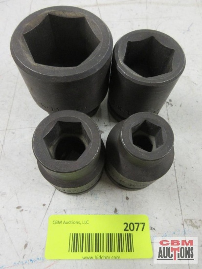 SK 3/4" Dr 6Pt Impact Sockets SAE 5/8"-1 1/2"