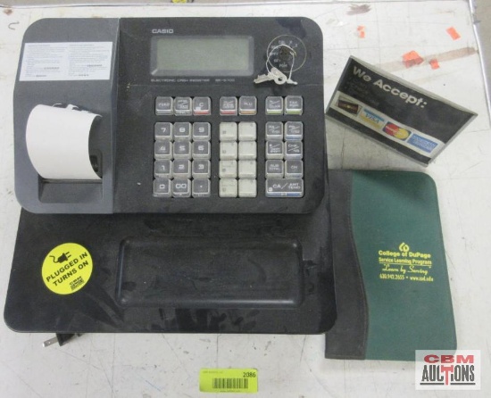 Casio SE-S700 Electronic Cash Register & Misc