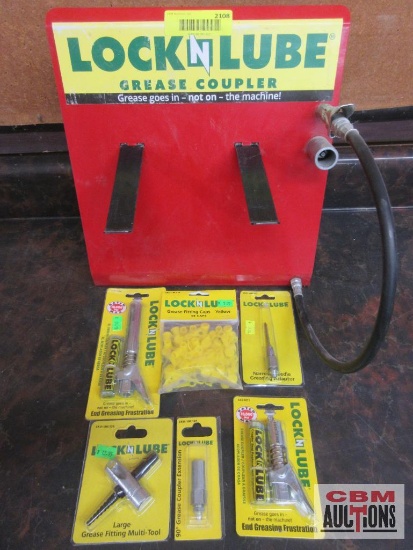 Lock N Lube LNL125 Large Grease Fitting Multi Tool LNL121 90 Degree Coupler Extension LNL134 Grease
