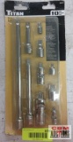 Titan 18179 10Pcs Socket Extension Set 1/4