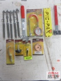 Tire Gauges, Valve Stem Remover, Pic-Pak, Buffer Stitcher, Buffing Cone
