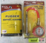 Black Jack RB-125 Rubber Buffer Cleaner Ga-326 Dial Tire Gauge