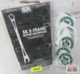 S-K 80019 12Pc X-frame...6pt Metric Combination Wrench Set 8mm-19mm