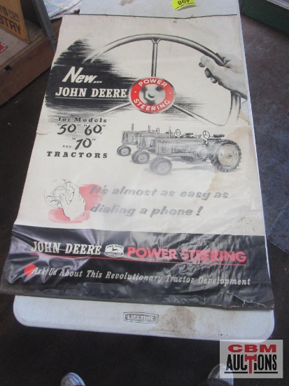 1954 John Deere 50 60 70 Tractor Brochure Poster
