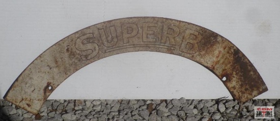 Vintage Super B Metal Sign