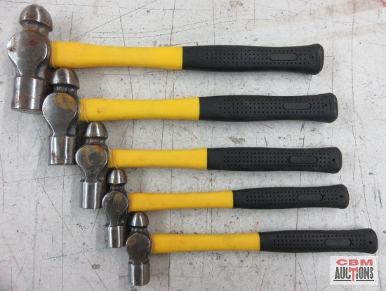 Unbranded 5pc Ball Peen Hammer Set