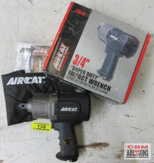 Air Cat 1770-XL 3/4" Super Duty Air Impact Wrench