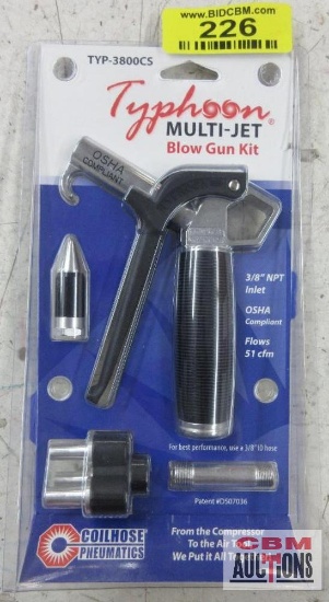 Typhoon TYP-3800CS Multi Jet Blow Gun Kit