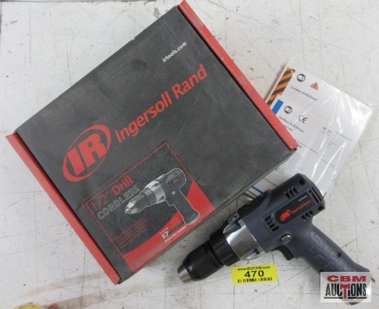 IR Ingersoll Rand D550 1/2" Cordless 14.4 Drill...