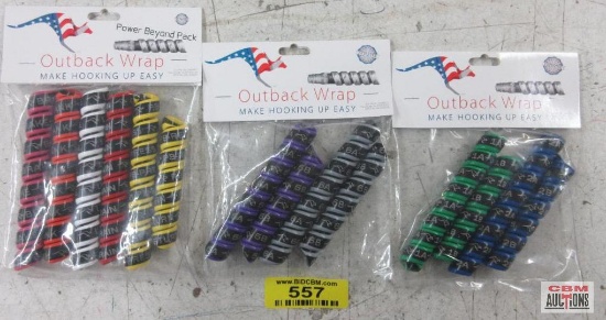 Outback Wrap 18x2P5G6 Gray & Black (6A & 6B) & Purple & Black (5A & 5B) 18x2G1B2 Blue & Black (2A &