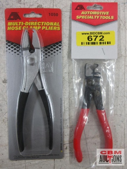 CTA 1050 Multi - Directional Hose Clamp Pliers CTA 4029 Clic & Clic - R Hose Clamp Pliers
