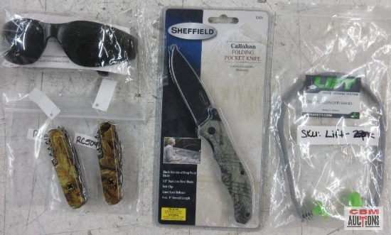 Sheffield 12424 Callahan Folding Pocket Knife Lift Noise Defense System Silencer Band Unbranded