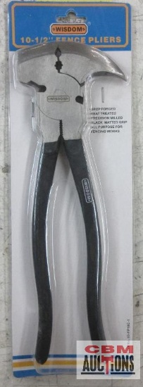 Wisdom 03-FP10C-1 _ 10-1/2" Fence Pliers, Drop Forged, Heat Treated