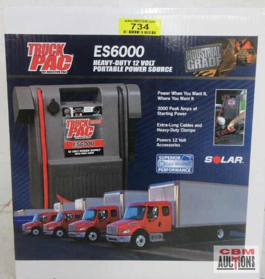 Truck Pac ES6000 12V Industrial Grade Portable Power Supply...