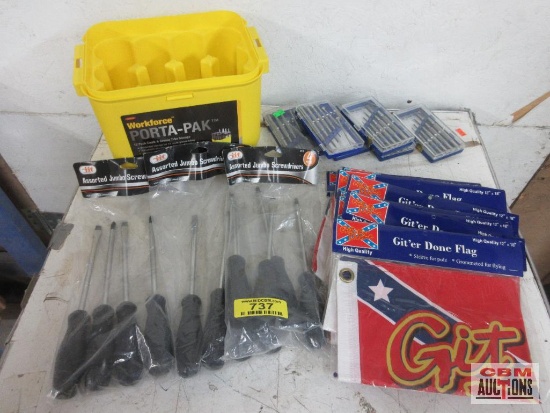 Legacy GCB12 Workforce Porta-Pak 12 Pack Caulk & Grease Tube Storage Precision Screw Drivers