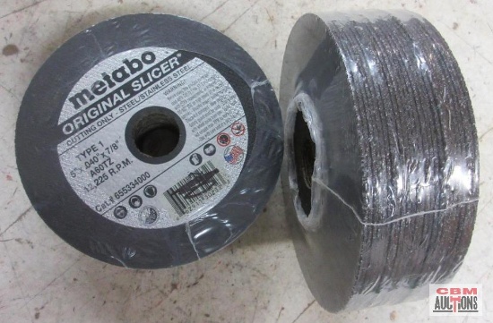 Metabo 655334000 AT60 TZ 5" x .040"...x 7/8" Cut Off Wheel, Cutting Only - Type 1, Steel, Stainless