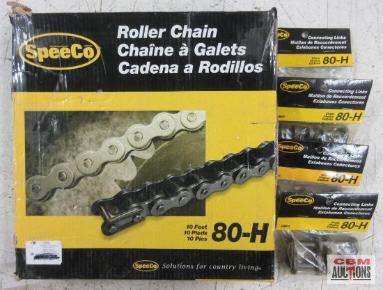 Speeco...S66803 Connecting Links, Chain 80-H - 4 pks Speeco...S06803 80-H x 10' Roller Chain...