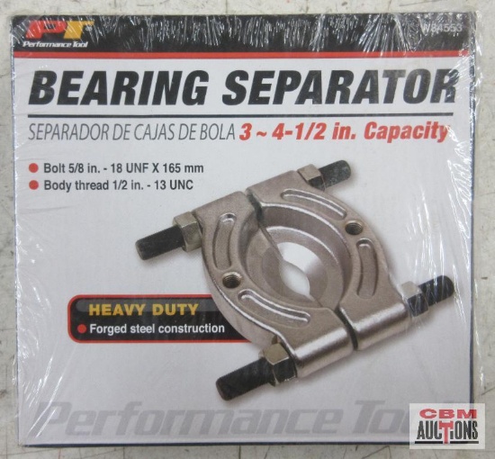 PT Performance Tools W845653 Heavy Duty, Forged Steel, 3 to 4-1/4" Bearing Separator......