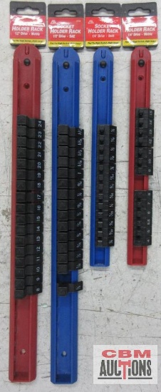 CTA 9725 Socket Holder Rack 1/4" Drive - Metric - (4mm - 15mm) CTA 9755 Socket Holder Rack 1/2"