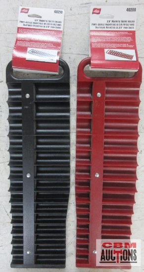 Lisle 40200 3/8" Magnetic Socket Holder - Red Lisle 40210 3/8" Magnetic Socket Holder - Black
