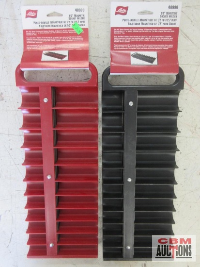 Lisle 40990 1/2" Magnetic Socket Holder - Black Lisle 40900 1/2" Magnetic Socket Holder - Red