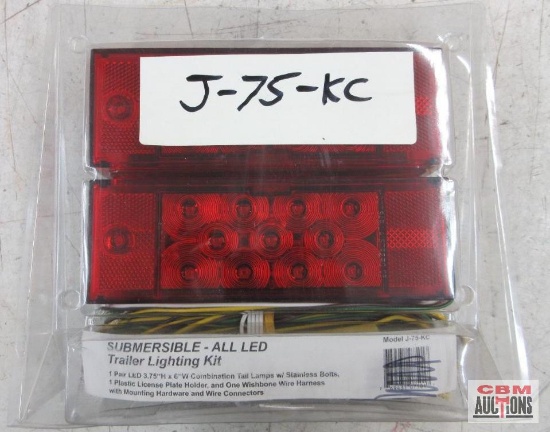 Jammy J-75-KC Submersible - ALL LED Trailer Lightening Kit... Includes: 1 pair LED 3.754" h c6"