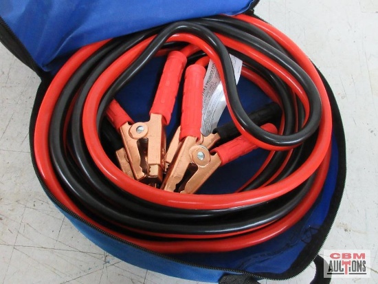 All Start 564 20 Foot, 2 Gauge Jumper Cables w/ Portable Storage Bad...