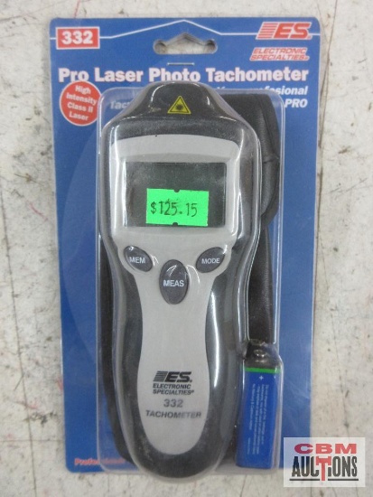 ES Electronic Specialties 332 Pro Laser Photo Tachometer...