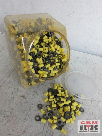 Tub of 5/16 Yellow Insulated Terminal Connectors