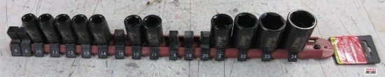 CTA 9755 1/2" Drive Metric Socket Holder Rack... Ingersoll Rand 1/2" Drive Metric Sockets Metric