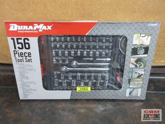 DuraMax UJ30004W 156pc Tool Set w/ Molded Storage Case