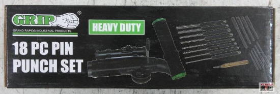 Grip 61136 Heavy Duty 18pc Pin Punch Set w/ Storage Pouch